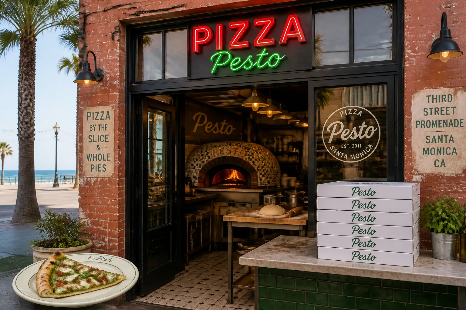 Santa Monicas New Teenage Mutant Ninja Turtles Pizzeria Opens on Third Street Promenade